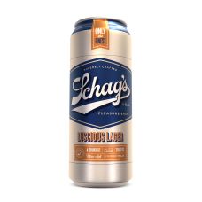 Самосмазывающийся мастурбатор для мужчин серебристого цвета Blush Schag’s luscious lager frosted