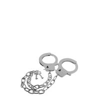 Металлические наручники для секса GP METAL HANDCUFFS LONG CHAIN