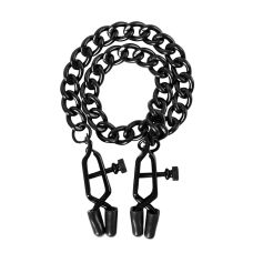 Затискачі металеві на соски для БДСМ GP ALABAMA CROSSOVER NIPPLE CLAMPS