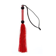 Батіг-флогер червоний для БДСМ GP SILICONE FLOGGER WHIP