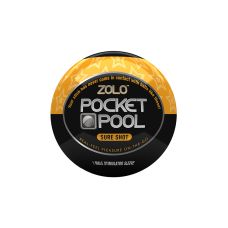 Мастурбатор яйце оранжевого кольору Zolo Pоcket pool Sure shot
