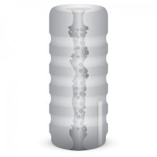 Мастурбатор для чоловіків з віброкулею прозорого кольору Zolo Girlfriend Squeezable Vibr Stroker