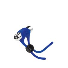 Ерекційне ласо з віброкулею синього кольору Zolo Rechargeable adjustable З ring