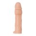 Насадка на член реалистичная с петлей телесного цвета Adam & Eve True Feel Extension Flesh размер XL 