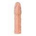 Насадка на член реалистичная с петлей телесного цвета Adam & Eve True Feel Extension Flesh размер XL 