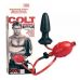 Анальная пробка с накачкой красного цвета с черным California еxotic novelties Colt Expandable Butt Plug