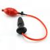 Анальная пробка с накачкой красного цвета с черным California еxotic novelties Colt Expandable Butt Plug