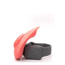 Вібротрусики для стимуляції клітора коралового кольору з пультом ДК Clandestine devices Companion 