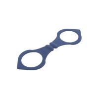 Силіконові наручники на зап'ястя синього кольору Taboom Silicone Supreme