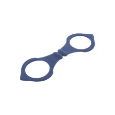 Силіконові наручники на зап'ястя синього кольору Taboom Silicone Supreme