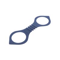 Силиконовые манжеты на лодыжки синего цвета Taboom Supreme