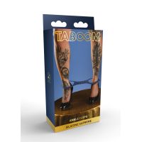 Силиконовые манжеты на лодыжки синего цвета Taboom Supreme Силиконовые манжеты на лодыжки синего цвета Taboom Supreme