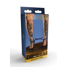 Силиконовые манжеты на лодыжки синего цвета Taboom Supreme