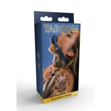 Силиконовый кляп шарик в рот синего цвета Taboom Silicone Supreme