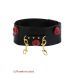 Пояс с декоративными розами БДСМ с фурнитурой для крепления наручников черного цвета TABOOM Wild Roses  Пояс с декоративными розами БДСМ с фурнитурой для крепления наручников черного цвета TABOOM Wild Roses