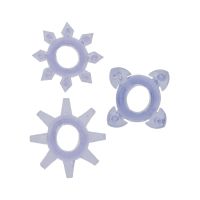 Ерекційні кільця на член фіолетові Toy Joy Tickle C-Rings 3 штуки