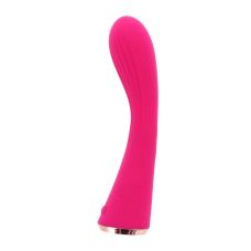 Вібратор для точки G рожевого кольору Toy joy Rose vibrator