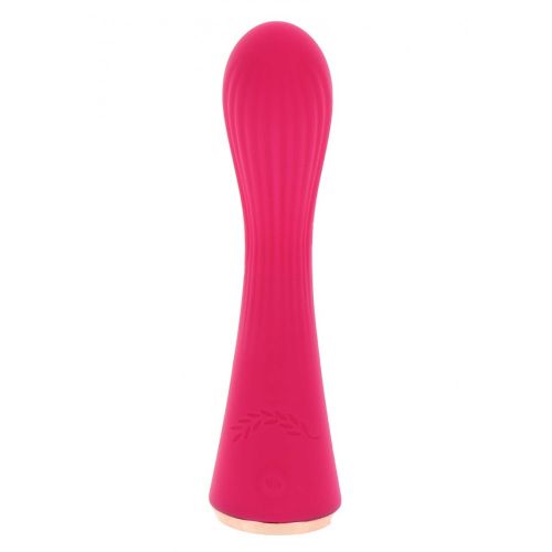 Вібратор для точки G рожевого кольору Toy joy Rose vibrator