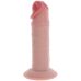 Фаллоимитатор реалистичный на присоске телесный TOY JOY Deluxe Dual Density 200 мм
