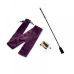 Стек БДСМ із натуральної шкіри чорного кольору з позолотою Upko Riding Crop Стек БДСМ із натуральної шкіри чорного кольору з позолотою Upko Riding Crop