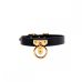 Чокер з кільцем БДСМ з італійської шкіри чорного кольору Upko Leather Cosplay Choker розмір L Чокер з кільцем БДСМ з італійської шкіри чорного кольору Upko Leather Cosplay Choker розмір L