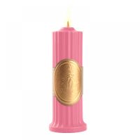 Свеча низкотемпературная для эротических игр с воском розового цвета Upko Low temperature wax candle 150 г
