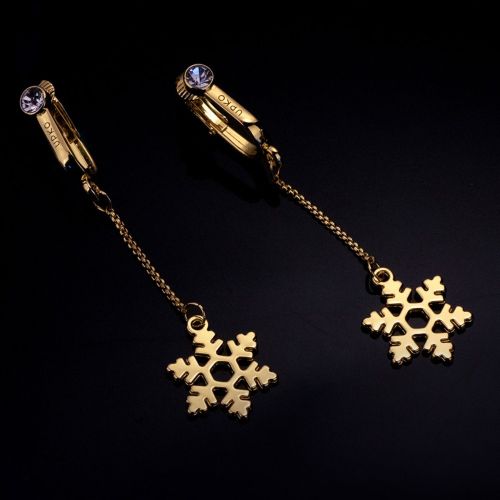 Украшения для клитора и половых губ золотистого цвета Upko Сlitoral jewelry dangle with snowflake