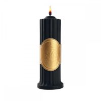 Свеча низкотемпературная для игр с воском черного цвета Upko 150 грамм