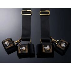 Система фіксації для тіла чорного кольору Upko Bondage Gear Sling With Cuffs
