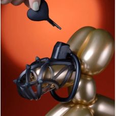 Чоловічий пояс вірності чорного кольору Upko Caged Beast Male Chastity Device Kit