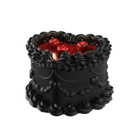 Свічка воскова низькотемпературна для ігор із воском чорна UPKO Midnight Sweetie 270 гр