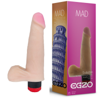 Вібратор з кібершкіри реалістичний тілесний EGZO 