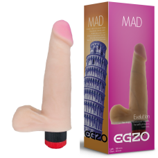 Вибратор из киберкожи реалистичный телесный EGZO 