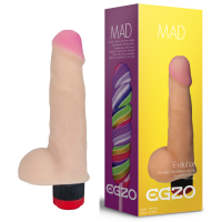 Реалистичный вибратор из киберкожи телесный EGZO 