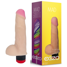 Реалистичный вибратор из киберкожи телесный EGZO 