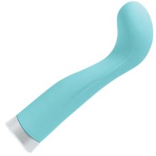 Вибратор для точки G силиконоый бирюзовый Luxe Darling 