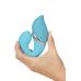  Вибратор для точки со стимуляцией клитора G бирюзовый Jülie Lovetoys 