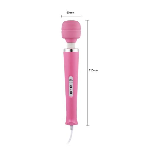 Вибромассажер Ванд универсальный для всего тела в виде микрофона розового цвета CanWin Neutral box