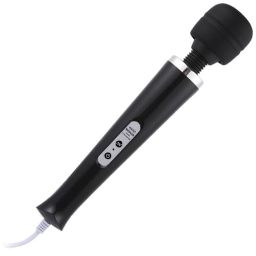 Вибромассажер Ванд универсальный для всего тела в виде микрофона черного цвета CanWin Neutral box