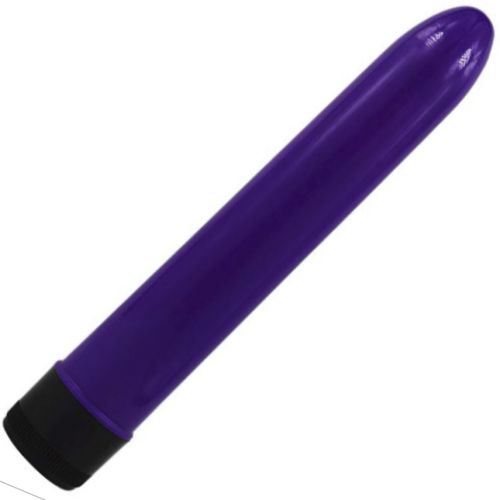 Вибратор вагинальный пластиковый темно фиолетового цвета CanWin Bullet