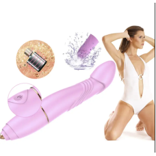 Вибратор для точки G с функцией подогрева розового цвета Qianyue Gentle pal