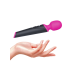Вібромасажер Ванд у формі мікрофона чорно рожевого кольору Yiva Power Massager