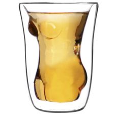 Стакан с двойным дном Женские очертания Hision Woman 