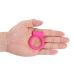 Эрекционное виброкольцо на член розового цвета Hision Beads Ring  