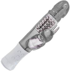 Вібратор реалістичний з відростком для клітора чорного кольору Ningbo aiLe Big Pal