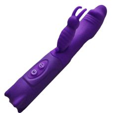 Вібратор вагінальний для точки G та з відростком для клітора фіолетового кольору Ningbo aiLe Beauty Pal