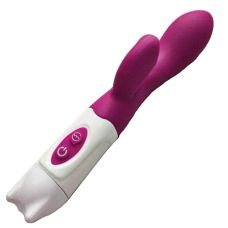 Вібратор із відростком для клітора малинового кольору Ningbo aiLe Glamorous Buddy