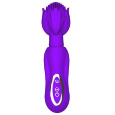 Вібромасажер Ванд для стимуляції ерогенних зон у формі троянди фіолетового кольору Ningbo aiLe Multifunctional Vibrator