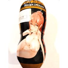 Мастурбатор у колбі з вібрацією чорного кольору Ningbo aiLe Masami