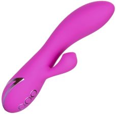 Вібратор-кролик із вакуумним відростком для клітора рожевий CalExotic Malibu Minx
